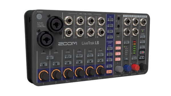 Zoom LiveTrak L6 - Mezcladora de Audio Digital Compacta de 10 entradas - Image 2