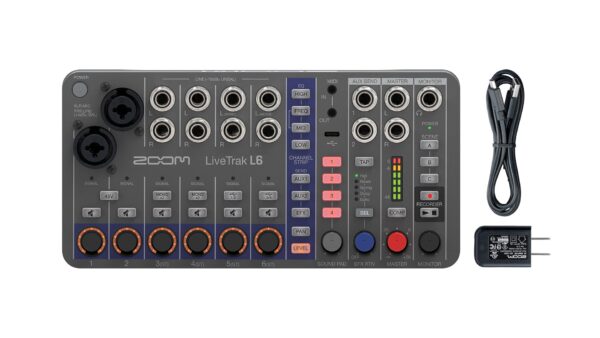 Zoom LiveTrak L6 - Mezcladora de Audio Digital Compacta de 10 entradas - Image 3